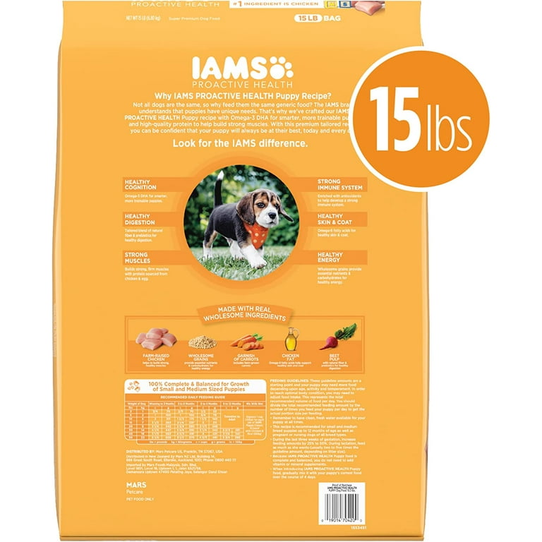 Iams puppy 2024 food medium breed