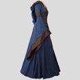 thumbnail image 7 of NMMUED Halloween Outfits for Women Masquerade Party Dress Halloween Costumes Gothic Dress Victorian Dress for Women Masquerade Costumes for Women Halloween Costumes Women Blue L, 7 of 7