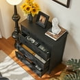 thumbnail image 5 of 5 Drawers Dresser Chests for Bedroom, Vertical Wood Chest of Drawers, Dressers Organizer for Bedroom, Living Room,Hallway, Black, 5 of 6