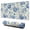 Pioneer Flower Floral-1, variant on Long Mouse Pads for Desk,Pioneer Flower Floral Print Pattern Desk Mats on Top Of Desks, Desk Mouse Pad Extra Large with 3mm Non-Slip Base and Stitched Edge for Gaming,Office,Work,Home 31.5"x11.8"