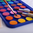 thumbnail image 2 of Pinceles de pintura para artistas, pinceles de acuarela superiores, juego de pinceles de pintura con punta redonda para acuarela, suministros de pintura acrílica, 6 uds., 2 of 4