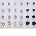 thumbnail image 3 of ziyahi 12 Pairs Rhinestones Girls Earring Set Crystal Ear Stud Earrings Multiple styles No.03 s, 3 of 5