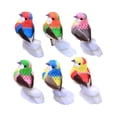 thumbnail image 2 of 6 Pájaros Artificiales Con Clip Para Manualidades Y Micropaisajes Florales., 2 of 8