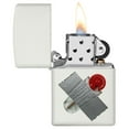 thumbnail image 7 of Zippo Taped Flint Dispenser White Matte Pocket Lighter, 7 of 7