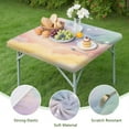 thumbnail image 4 of Soft Cloud Starry Scene Square Fitted Tablecloth with Elastic Edge,Square Table Cover,Washable Elastic Table Cover for Home Kitchen Party Decor 36"x36", 4 of 6
