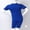 Blue, variant on Girls One-piece Rash Guard Zippered Shorty Wetsuit Swimsuit Short Sleeves Swimwear 8-16