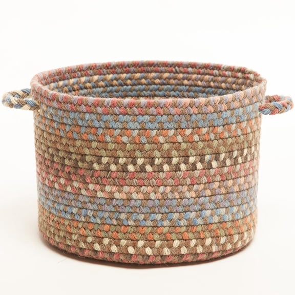Rhody Rug Bar Harbor Mocha Multi 10" x 8" Basket