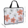 thumbnail image 2 of Nawy Fruit Cartoon Floral Pattern Laptop Bag Diving Fabric Computer Protective Handle Case 17inch, 2 of 5
