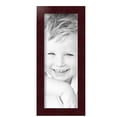thumbnail image 2 of ArtToFrames 6" x 16" Mahogany Picture Frame, 6x16 inch Brown MDF Poster Frame (WOM-3978),  Pack, 2 of 8