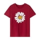 thumbnail image 1 of Camiseta para mujer con cuello redondo, camiseta básica para oficina, calle, uso diario, camping S, 1 of 7