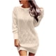 thumbnail image 1 of ICHUANYI Liquidación Mujer Casual Cuello en V Colorido Linterna Manga Cintura Wrap Nalgas Vestido ICHUANYI WER202308174712, 1 of 6