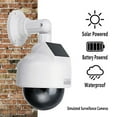 thumbnail image 3 of NIUBWJL Dummy Fake Camera Security Outdoor, Powered Simulated Surveillance Cameras With 1 Flashing Red LED, Fake Dome Camera For Home, 3 of 6