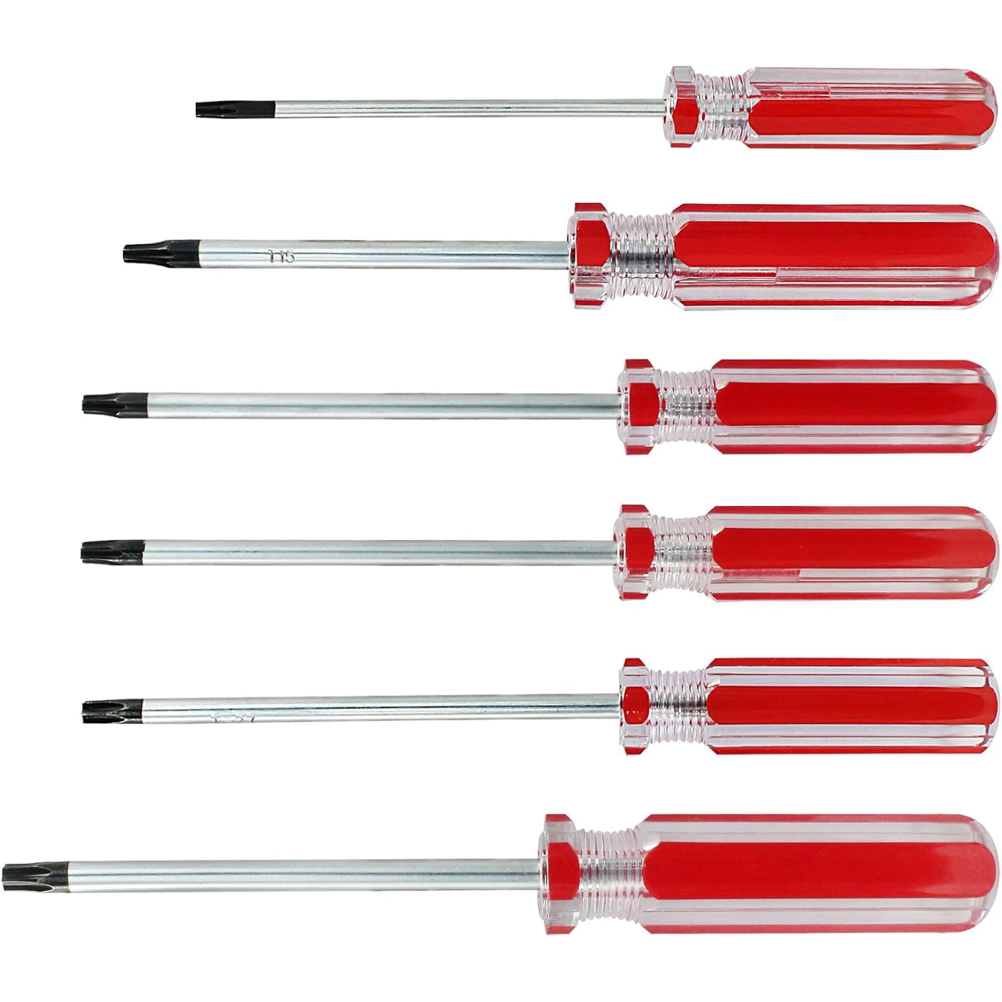taru様 shiyou-6 Pcs Magnetic Torx Screwdriver Set, T10 T15 T20 T25 T27