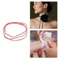 thumbnail image 3 of Ofertas Únicas 1 Pc Collar ajustable Simple Patrón de lazo atado Pulsera envolvente roja, 3 of 6