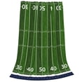 thumbnail image 2 of Fotbe American Football Field Manta de Franela Acolchonada con Estampado, Súper Suave y Esponjosa, Extra Grande para Sofá, Cama, Uso Todo el Año-60"x50", 2 of 7