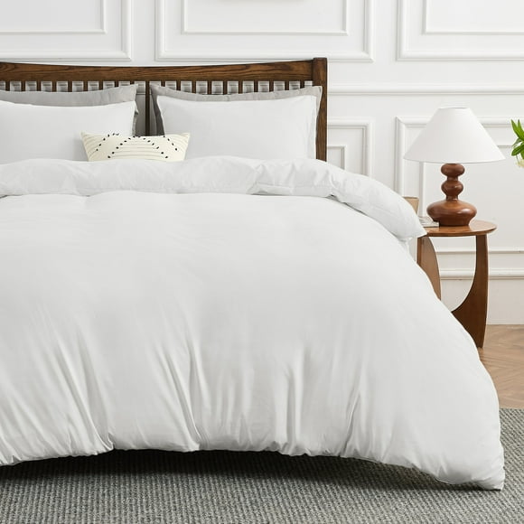 Gogreen Luxury Twin Duvet Cover, Soft & Breathable Microfiber 3 Pieces Twin Bedding Sets, Twin Comfy Duvet Cover, with Zipper Closure