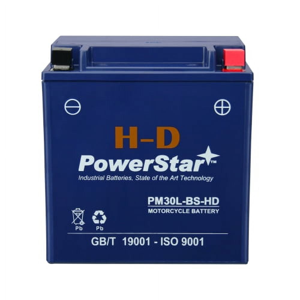 PowerStar 12 Volt 30 Amp Hour CTX30L-BS Battery for Moto Guzzi, BMW Motorcycles
