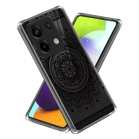 compatible Xiaomi Redmi Note 13 Pro 5G/ Poco X6 5G Shockproof Case Pattern Printing TPU Phone Cover (G Need )