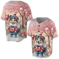 thumbnail image 3 of Happy Valentine’s Day Adorable Collie Puppy Holding Heart Balloon All Over Print 3D Baseball Shirt Collie Dog Lover Gifts Idea Softball Sport - 00030, 3 of 6