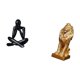 thumbnail image 5 of Figura Abstracta De León, Escultura Decorativa Coleccionable Para Escritorio, Estatua Moderna Para Sala De Estar, Estantería, Oficina En Casa O Como Adorno De Mesa., 5 of 8