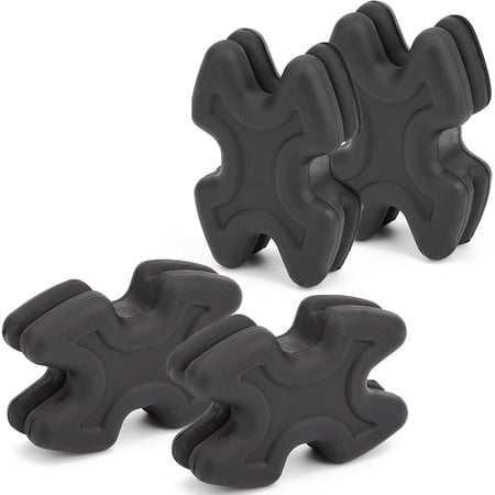4 PCS Bow Limb Dampeners for Compound Bow and Crossbow Archery Split Limb Stabilizer Bow Silencer for Reducing Noise and Vibration
