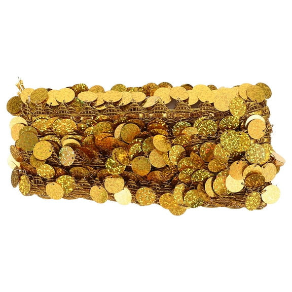 Sparkling Sequin Fringe Trim DIY Clothing Trim Cuttable Costume Trim Multi-function Sequin Trim