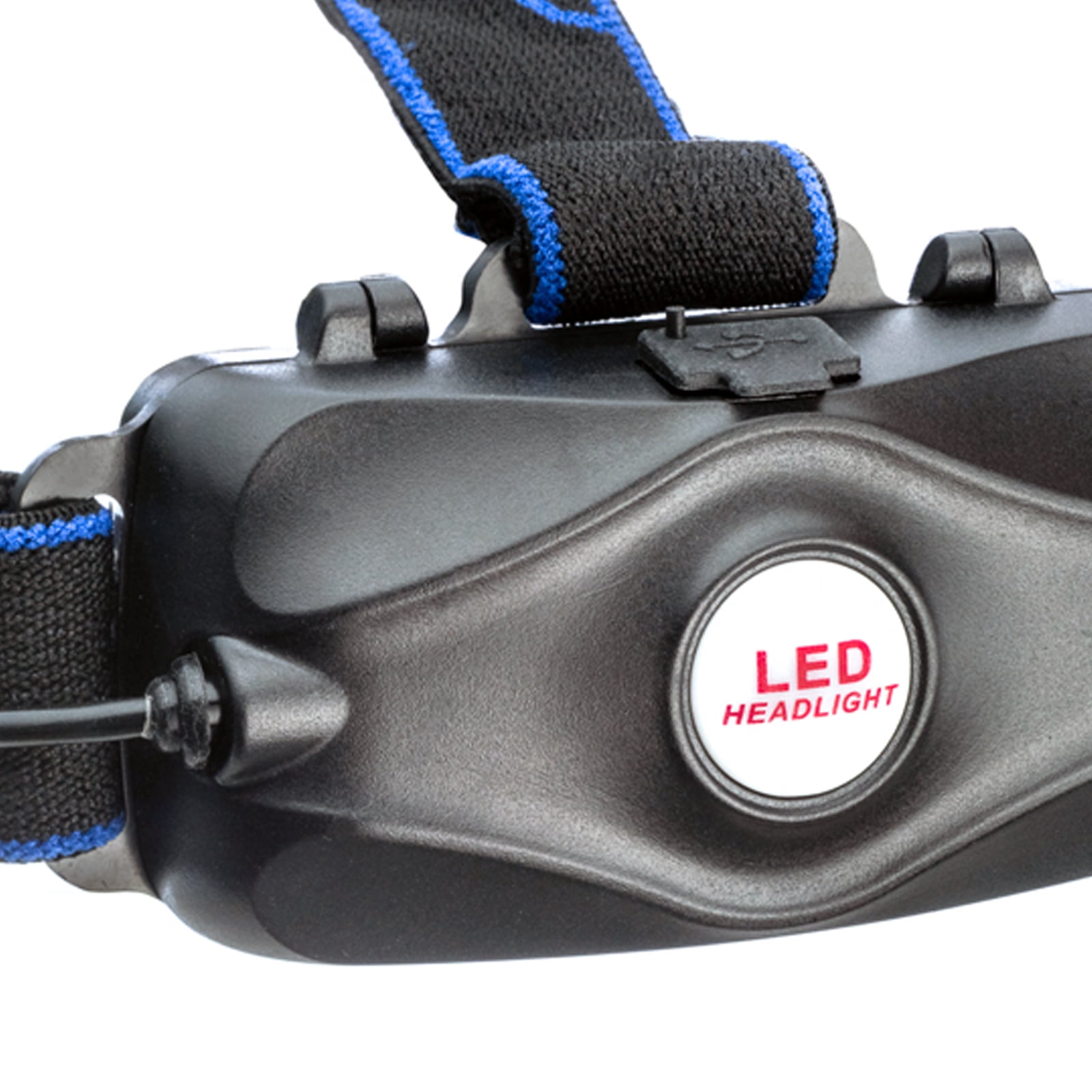 ASR Outdoor 1000 Lumen 10 Watt LED Zoom Pivoting Headlamp with 2000mAh Rechargeable Battery