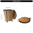 thumbnail image 4 of Outdoor Foldable Trash Can Portable Camping Garbage Bin Wastebasket Can Container Yard Garden Garbage Bag Round Bucket, 4 of 10