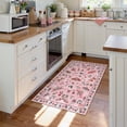 thumbnail image 2 of Wonnitar 2'x3' Insect Washable Doormat - Soft Pink Entryway Rug for Kitchen, Bathroom, Small Non-Slip Ultra-Thin Carpet for Indoor Entrance, Bedroom, 2 of 7
