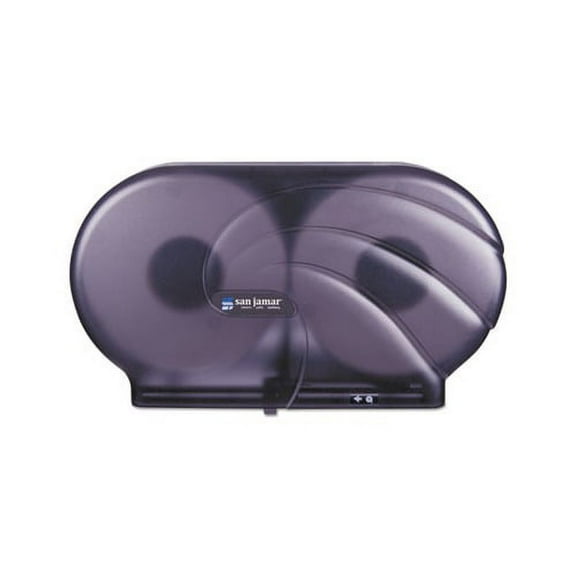 Twin 9 JBT Toilet Tissue Dispenser Oceans, 19 x 5 1/4 x 12, Black Pearl
