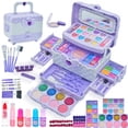 thumbnail image 1 of Kit de maquillaje Mrabbitoo Kids Girl, 57 unidades, no tóxico, lavable, 1 of 7