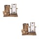 thumbnail image 2 of Billuyoard Retro Style Pencil Holder Hourglass Sand Sandglass Timer Table Birthday Cobre 2Conjunto, 2 of 6