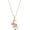 Gold Deer, variant on Sunflower Fidget Necklace for Women Gold Moon Necklace Rotating Heart Necklaces Spinning Crystal Flower Anxiety Necklaces Crescent Moons Jewelry Accessories