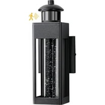 EDISHINE Motion Sensor Outdoor Wall Lights, Dusk to Dawn Exterior Lighting Fixture with Crystal Bubble Glass, LED Outdoor Porch Light Wall Mount, Outside Wall Sconce Lantern for Front Door 1100 Lumen