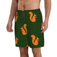 thumbnail image 2 of Goofa Bold Squirrel Silhouettes Printed Mens Swim Trunks Summer Quick Dry Short Beach Swimwear Bathing Suits-, 2 of 9