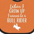 thumbnail image 4 of Inktastic Future Bull Rider Rodeo Boys Baby Bib, 4 of 4
