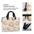 thumbnail image 4 of FORMRS 16" Laptop Bag Carrying Sleeve Case with Handle Travel Shoulder Briefcase, Beige Seashell, 4 of 8