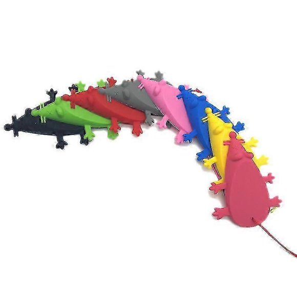 5pcs Blue Door Stopper,universal Silicone Mouse Door Stopper,door Wedge Finger Protector