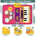 thumbnail image 2 of PRAGYM 1 Year Old Baby Gifts, Piano Mat Baby Toys for 1 Year Old Girl, 2 in 1 Toddler Music Mat with Keyboard & Drum, Early Educational Musical Toys First Birthday Gifts for 1 2 Year Old Girls & Boys, 2 of 7