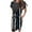 Black, variant on Womens Summer US Flag Printed Knee Length Pencil Dress 4th July Casual Short Sleeve Round Neck Tie Waist Sundress Independence Day Wrap Beach Midi Dresses with Pocket Blue l