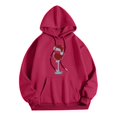 thumbnail image 4 of WEAIXIMIUNG Chandails en Molleton Mignons pour Femmes Preppy Chandail en Molleton de Noël pour Femmes Manches Longues Imprimé Lettre Motif Mignon Décontracté Pull Col Rond Automne, 4 of 4