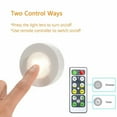 thumbnail image 3 of VicTsing 3Pcs Small Night Light Wireless LED Puck Lights Closet Lights Battery Powered with Remote Controller ,Warm, 3 of 8