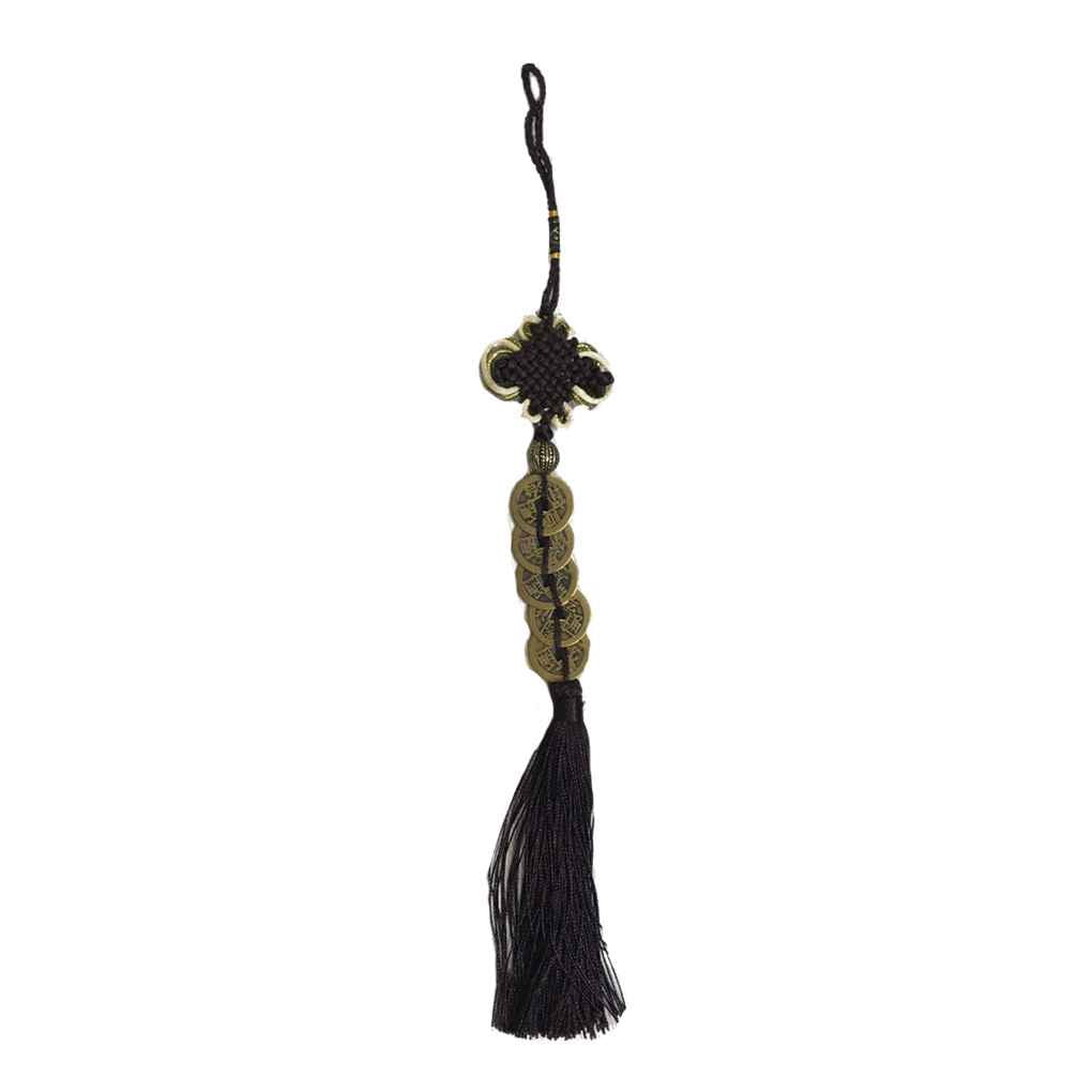Details about   Lucky Knot 5 Coins Tassel 2Pcs Chinese Car Hanging Feng Shui Decor China Pendant