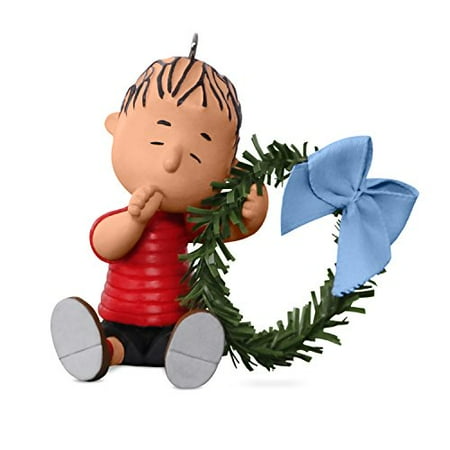 Hallmark Peanuts - Hallmark Peanuts Linus with Wreath Keepsake Christmas Ornament