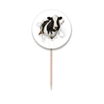 thumbnail image 1 of Damage Animal Paper Cows Art Deco  Fashion Toothpick Flags Round Labels Party Decoration, 1 of 3