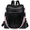 Black, variant on Multi - Pocket Black Backpack Set – Textured Leather & Color Strap
