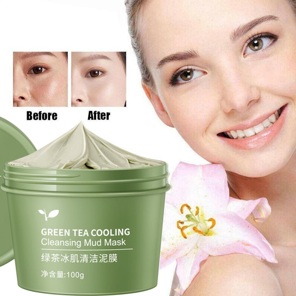 green tea mud mask deep cleansing