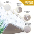 thumbnail image 4 of Winter Forest Dish Drying Mats - Snowflake Birds Dish Drainer Mat 18"x24" Welcome Christmas Dish Draining Mat Watercolor Wildlife Tree Drying Pad for Kitchen Counter Sink, 4 of 7