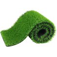 thumbnail image 3 of PreAsion Artificial Lawn 1.5cm Jade Green Garden Lawn Landscape Synthetic Grass Mat 32.8*6.56ft, 3 of 9