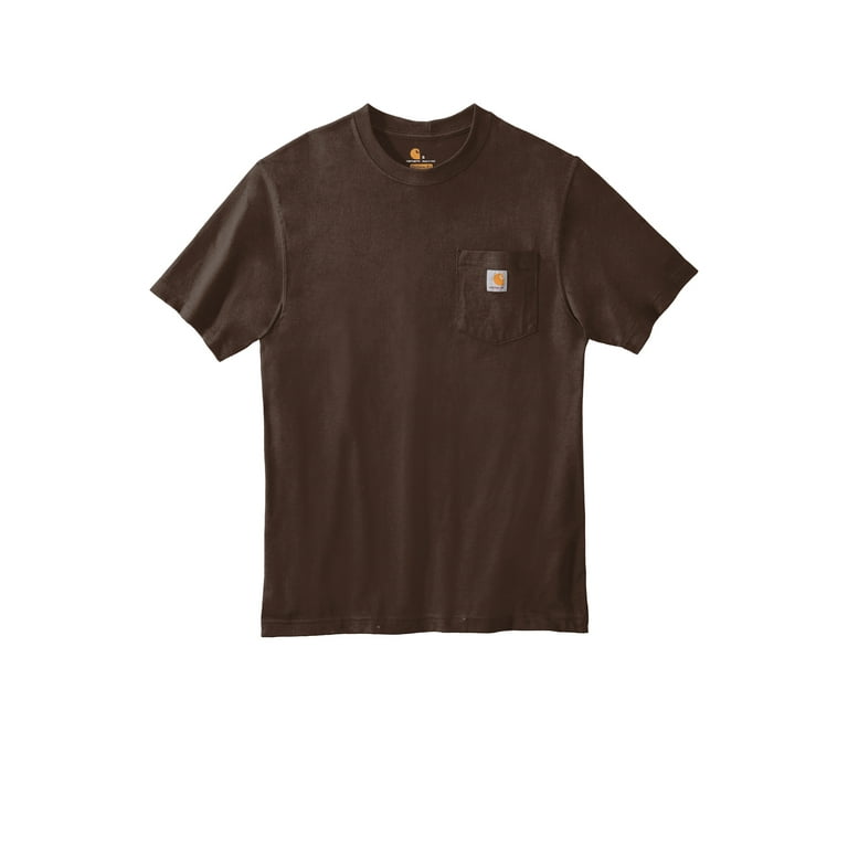 Carhartt Men's K87 Loose Fit Heavyweight Short Sleeve Pocket Carhartt Men's K87 Loose Fit Heavyweight Short Sleeve Pocket